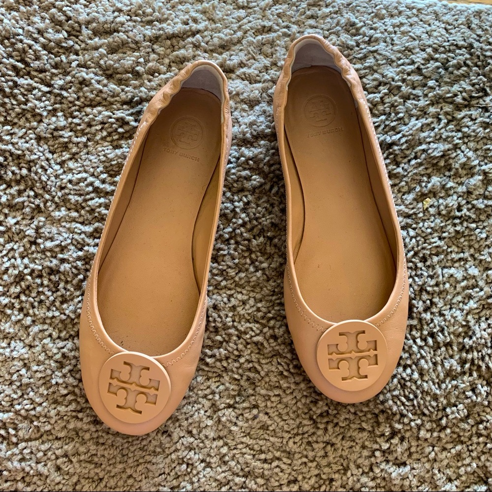 Tory Burch Pale Pink Ballet Flats